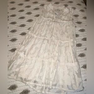 New with tags En Créme white dress